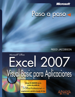 Excel 2007: Visual basic para aplicaciones