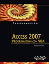 Access 2007. Programación con VBA