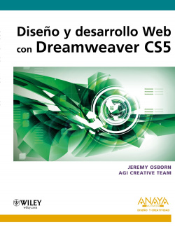 DISEñO Y DESARROLLO WEB CON DREAMWEAVER CS5