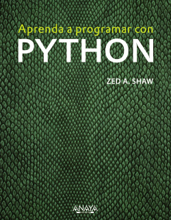 Aprenda a programar con Python