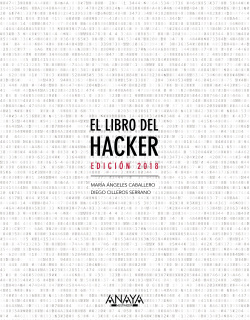 EL LIBRO DEL HACKER. EDICIóN 2018