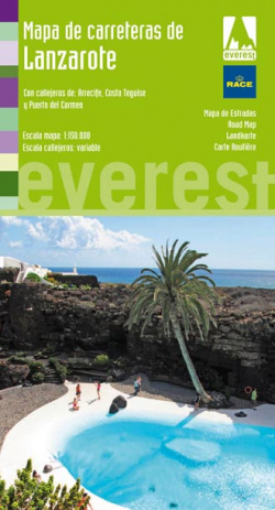Mapa de carreteras de Lanzarote