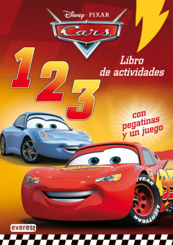 Cars. 123. Libro de actividades con pegatinas