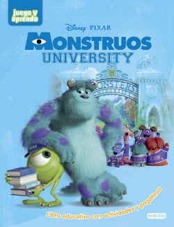Monstruos University. Libro educativo con actividades y pegatinas