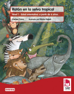 Ratón en la selva tropical