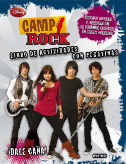 Camp rock. libro de actividades con pegatinas