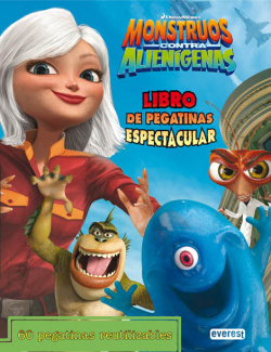 Monstruos contra alienigenas. libro de pegatinas espectacular