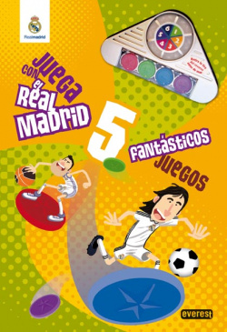 Juega con el Real Madrid. 5 fantásticos juegos. Libro de cartón gigante