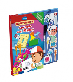 Aprende con Manny. Libro magnético y borrable