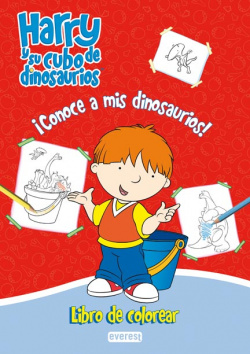 Harry y su cubo de dinosaurios. íConoce a mis dinosaurios! Libro de colorear