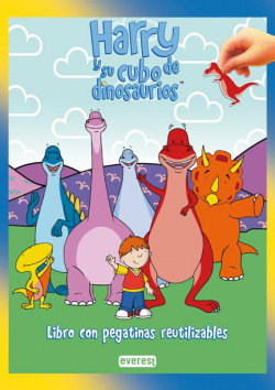 Harry y su cubo de dinosaurios. Libro con pegatinas reutilizables