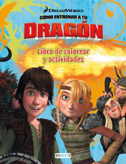 Como entrenar a tu dragon. libro de colorear y actividades