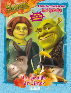 Shrek 4. libro de colorear con pegatinas
