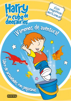 Harry y su cubo de dinosaurios. íVámonos de aventura! Libro de actividades con pegatinas
