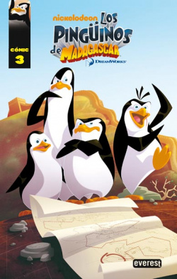 Los Pingüinos de Madagascar. Cómic 3