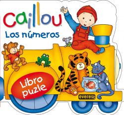Caillou. Los números. Libro puzle