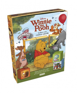 Winnie the Pooh. Libro de cartón con cubos-puzle