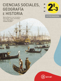 CIENCIAS SOCIALES 2º.ESO TRIMESTRAL (EXTREMADURA