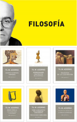 ADORNO LOTE FILOSOFÍA. OBRA COMPLETA