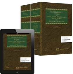 CODIGO DE LEGISLACION INMOBILIARIA, HIPOTECARIA Y DEL REGISTRO MERCANTIL ( 2 TOMOS ) (PAPEL + E-BOOK
