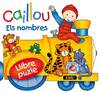 Caillou. Els nombres. Llibre puzle