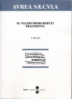 M. Valeri Probi Beryti Fragmenta