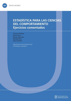 Estadísticas para las Ciencias del Comportamiento