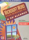 MICROSOFT WORD PARA WINDOWS 95 A SU ALCANCE