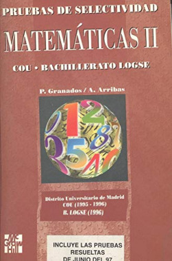 SELECTIVIDAD, MATEMATICAS II. PRUEBAS 1995-1996
