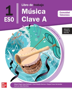 Libro de trabajo Música Clave A 1º ESO Comunidad Valenciana