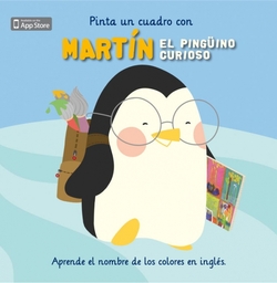 Pinta un cuadro con martin el pinguino curioso