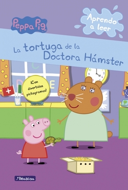 La tortuga de la doctora hamster Peppa pig aprendo a leer