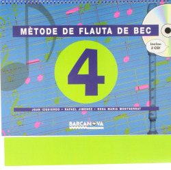 (CAT).(08).METODE FLAUTA 6E.PRIM.DE BEC 4.(2 CICLE SUPE.)+CD