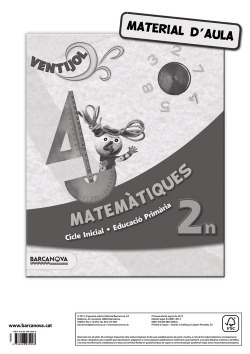 VENTIJOL 2 MATERIAL D'AULA. MATEMàTIQUES