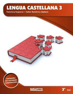 Lengua castellana 3 ESO. Libro de l'alumno (ed. 2015)
