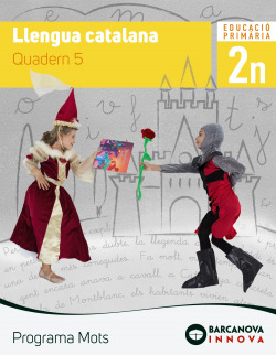 QUADERN LLENGUA 5-2N.PRIMARIA. INNOVA. PROGRAMA MOTS