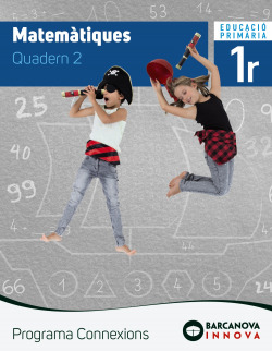 QUADERN MATEMÀTIQUES 2-1R.PRIMARIA. INNOVA. PROGRAMA CONNEXIONS