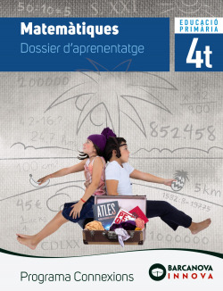 MATEMÀTIQUES 4T.PRIMARIA. DOSSIER D'APRENENTATGE. INNOVA. CONNEXIONS 2019