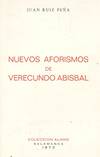 NUEVOS AFORISMOS DE VERECUNDO ABISBAL