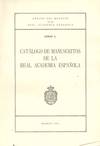 CATALOGO DE MANUSCRITOS R.A.E. R