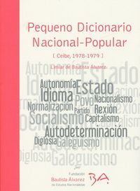 Pequeno dicionario nacional popular .