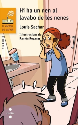 Hi ha nen al lavabo de les nenes