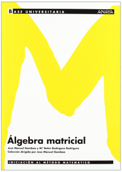 Algebra matricial.