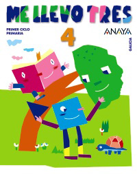 ME LLEVO TRES 4 (2º.) +COÑECEMENTO+MATEM.GALEGO