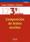 Lengua Castellana y Literatura 3º ESO Cuaderno de composició