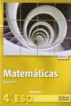 Matemáticas Opción B 4º ESO Adarve Trimestral. Pack (Libro d