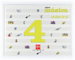 CUAD.MUSICA 4ºPRIM. EN CLAVE DE SOL