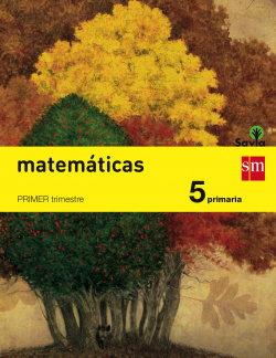 matematicas 5º.primaria savia trimestral