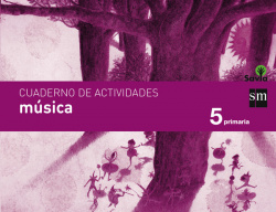 Cuaderno música 5º primaria Savia