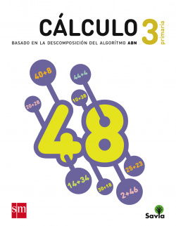 Cuaderno matemáticas cálculo ABN 3º primaria Savia